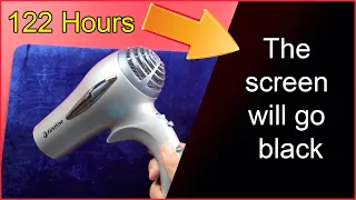 Hair dryer - relaxation and tinnitus - 5 days - 122 hours Sound treatment -