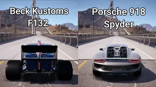 NFS Payback - Beck Kustoms F132 vs Porsche 918 Spyder - Drag Race