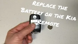 How To Replace The Battery On The Kia Optima Remote