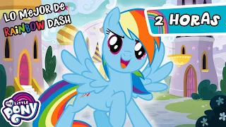 My Little Pony en español 🦄 Episodios | Los MEJORES episodios de Rainbow Dash | 2 horas