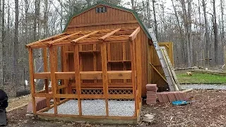 Lean to Greenhouse Part I, Framing