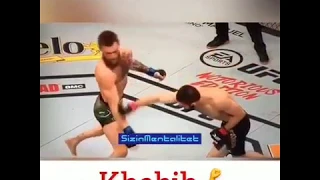 khabib nurmagomedov Punches Connor mcgregor Slow motion