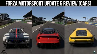 FORZA MOTORSPORT (2023) UPDATE 6 ALL NEW CARS SOUND + TOP SPEED REVIEW | NEW UPDATE