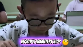 Genius Chinese Kid. (MUST WATCH - HUMAN CALCULATOR)