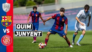 Quim Junyent vs Girona 💙❤️ [Barca Juvenil A]