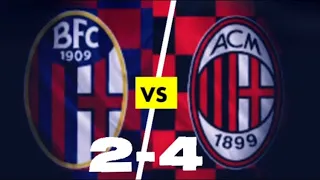 BOLOGNA 2-4 AC MILAN : ANOTHER VICTORY FOR THE ROSSONERI #bolognamilan #acmilan #seriea #bologna