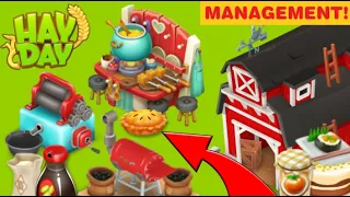 Hay Day Management - Barn & Machines