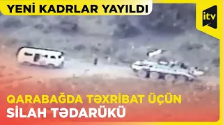 Qanunsuz erməni silahlı birləşmələri Qarabağda silah daşıyır | Yeni kadrlar