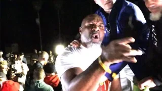 BEEF ! - FIGHT NEARLY BREAKS OUT AS KSI CLASHES WITH SHANNON BRIGGS WHO CLASHES WITH TEAM KSI