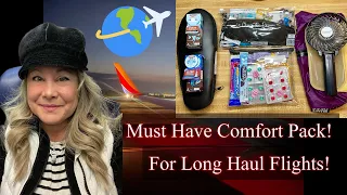 Long Haul Flight! Making Economy Feel like Business Class! Comfort Items Episode 1 of 3