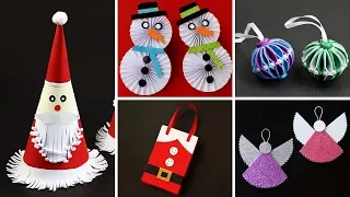 5 Easy Christmas Crafts Ideas For Christmas Decorations | DIY Christmas Decor