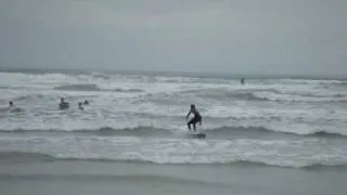 Learning surfing at Muizenberg