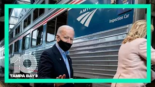 President Biden visits Philadelphia to celebrate 50 years of Amtrak