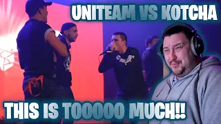 THIS IS TOO MUCH!! UNITEAM vs KOTCHA | Grand Beatbox Battle 2019 | Tag Team Semi Final [REACTION!!!]