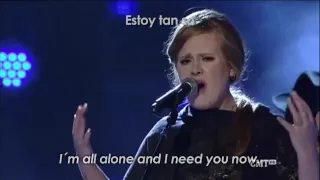 Adele ft Darius Rucker-Need You Now-Inglés y español