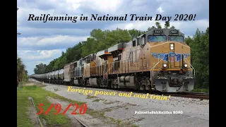 Railfanning on National Train Day 2020!