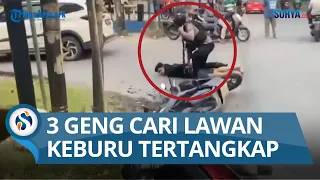 CARI LAWAN TAWURAN, 6 Pelajar Anggota Geng Motor Diamankan Tim PRC Samapta Polda Sumut