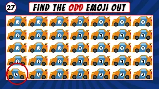 Find The ODD Emoji Out Challenge |Mind Bender  #quiz #spottheodd #emojigame #findtheodd #emojiquiz