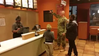 Soldier buys kids dinner LTC Robert Risdon