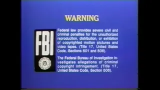 Walt Disney Home Video Warning Screen (1980-1984)