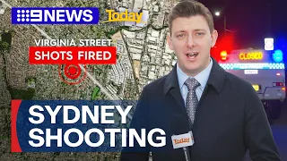 Gunman on the run after alleged Sydney shooting | 9 News Australia