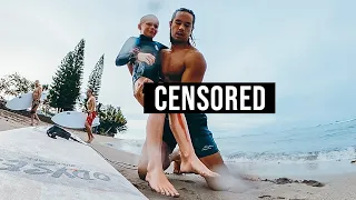 Dad Saves His Little Girl! Surf and Swim Lessons Routine in Hawaii.
