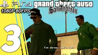 GTA: San Andreas Gameplay Walkthrough Part 3 [PS4 1080p 60FPS] - No Commentary