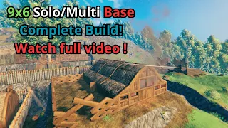 Valheim | Solo / Multi Base | Complete Build! | Timestamps in description