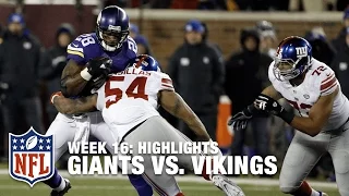 Giants vs. Vikings | Week 16 Highlights | NFL