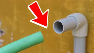 why didnt I know about this trick how to fix water pipe in pvc pipe.