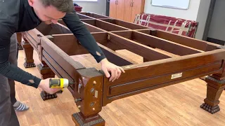 How to assemble a snooker table/Video tutorial