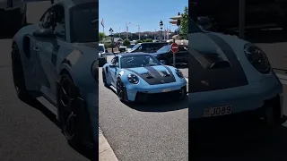 New GT3 RS driving in Monaco #millionaire #supercars #billionaire #porsche #gt3rs #porschegt3rs