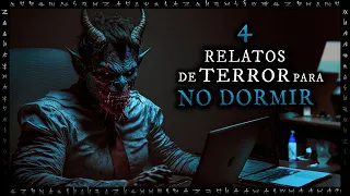 4 Historias de Terror para NO DORMIR (14) | Relatos de horror Reales | Herr Terror en la Oscuridad