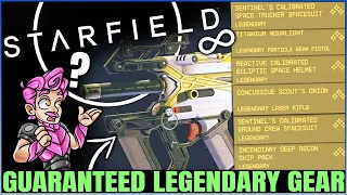 Starfield - 90 LEGENDARIES IN 1 HOUR EASY - Get ALL Rare OVERPOWERED Weapons, Items & Gear Guide!