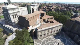 Microsoft Flight Simulator 2020  Using Google Map: Rome