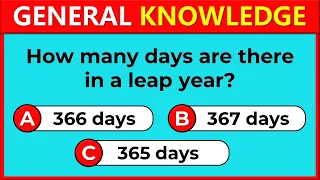 General knowledge Quiz Trivia | Can You Answer All 50 Questions Correctly?#challenge 12