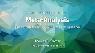 Conducting a Meta-Analysis