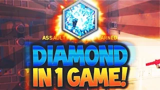 UNLOCKING DIAMOND CAMO IN ONE GAME! INFINITE WARFARE UNLOCKING DIAMOND CAMO & GOLD CAMO REACTION!