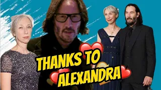 Thanks to Girlfriend Alexandra Grant, Keanu Reeves feels healthier than ever
