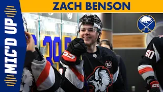 "Float One There, I'll Go!" | Buffalo Sabres Zach Benson Mic'd Up vs Jets