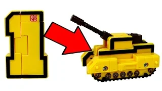 Pocket Morphers | Tank Attack | emco | Mega-Botz | Number 1 Transformer