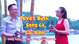 Tuyệt Đỉnh Song Ca Gái Xinh || Dòng Sông Quê Em... || Hoàng Hà ft Linh Nga