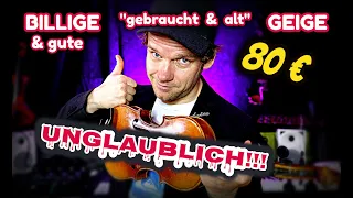 Billige Violine Geige - wie und wo richtig suchen und finden