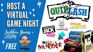 Host a Virtual Game Night with Jackbox Games & ZOOM