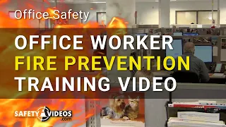 Office Worker Fire Prevention Training Video from SafetyVideos.com