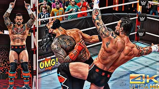 WWE 2K24 - Roman Reigns vs Cm Punk | No Holds Barred Match at Wrestlemania | PS5 [4K 60FPS]