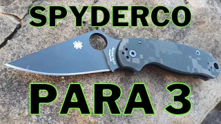 SPYDERCO PARA 3! (Iconic for a reason!)