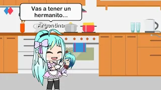 💔• El pasado de la hija de República Dominicana y Argentina• 💔 《Countryhumans gacha club》