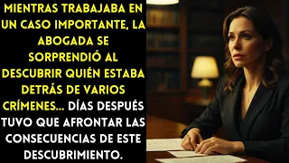 LA ABOGADA SE SORPRENDIÓ AL DESCUBRIR QUIÉN ESTABA DETRÁS DE VARIOS CRÍMENES...