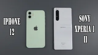 iPhone 12 vs Sony Xperia 1 II | SpeedTest and Camera comparison
